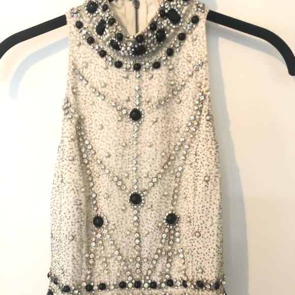 🥂🥂Alice and Olivia by Stacey Bender beaded… - Picture 5 of 8